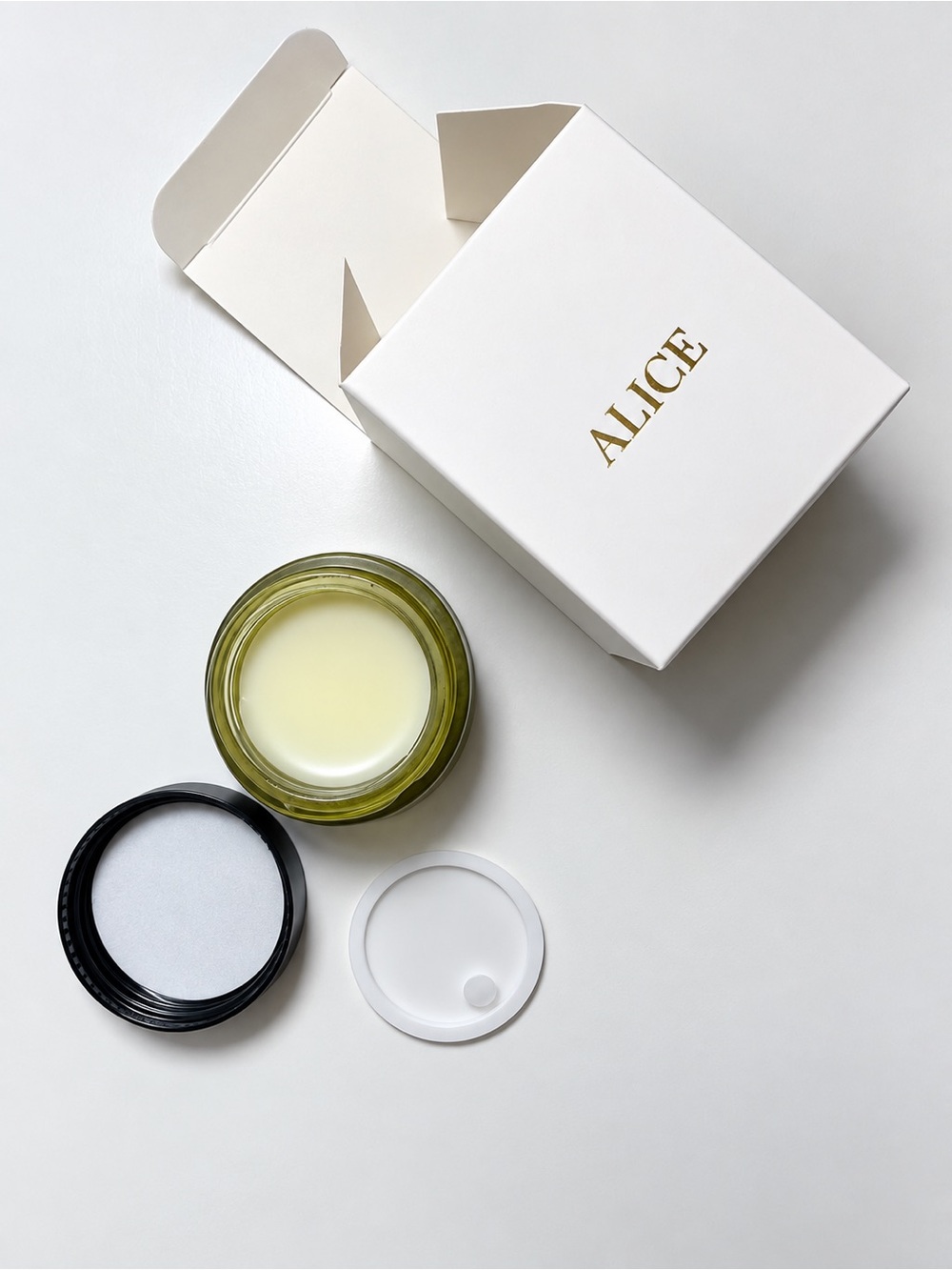 Nourishing Balm Cream in Olive Green Jar